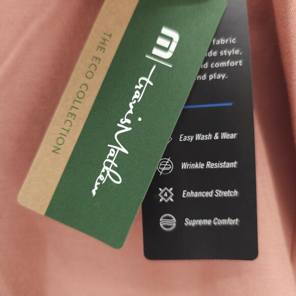 NWT TRAVIS MATHEW Apparent Wind Shorts Copper Performance Eco 9" Inseam Sz 36 - Picture 3 of 7